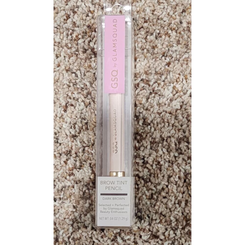 GSQ by Glamsquad Brow Tint Pencil Dark Brown 0.02oz Precision Tip Eyebrow Makeup